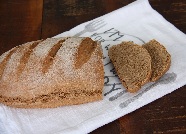 homemade wholemeal bread