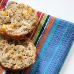 bacon and corn breakfast muffins