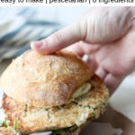 canned salmon burger pin
