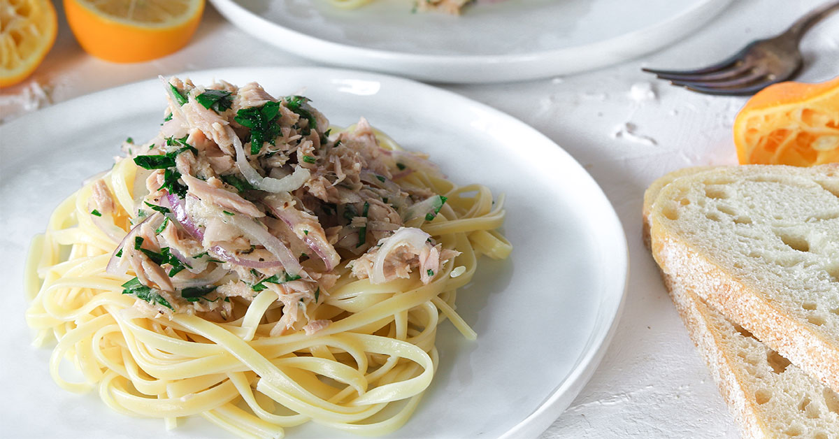 15 Minute Tuna Lemon Pasta The Home Cook's Kitchen