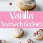 vanilla sandwich cookies pin