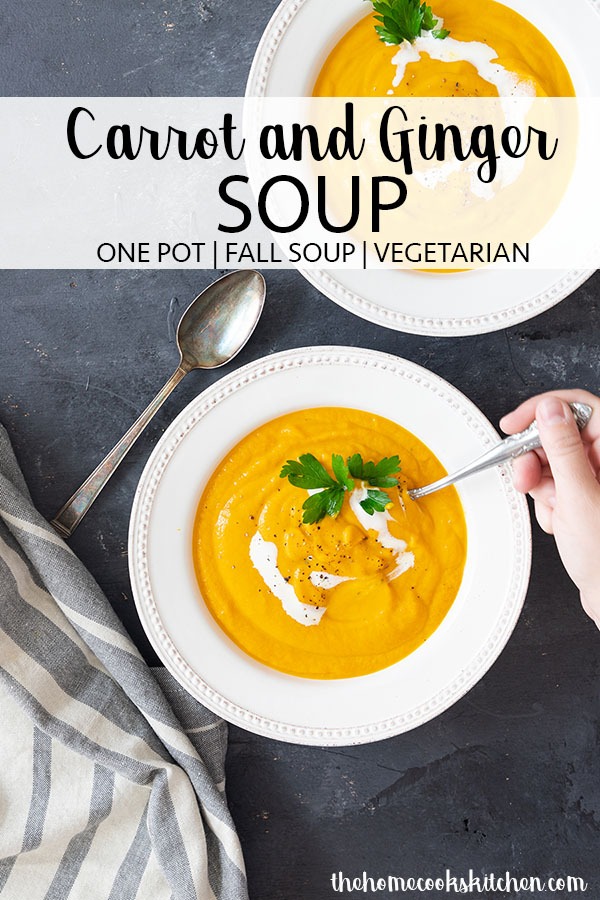 Carrot and Ginger Soup - The Home Cook's Kitchen