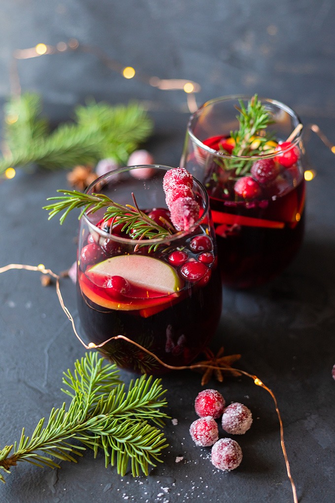 two wine red sangria wines 