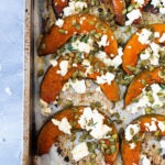 roast pumpkin on large tray